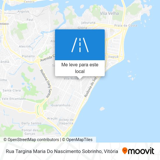 Rua Targina Maria Do Nascimento Sobrinho mapa