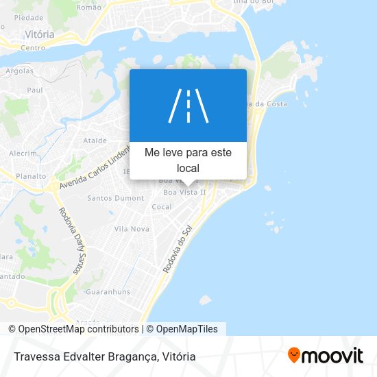 Travessa Edvalter Bragança mapa