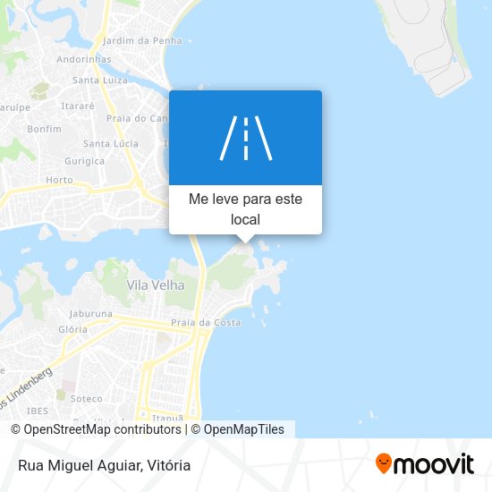Rua Miguel Aguiar mapa