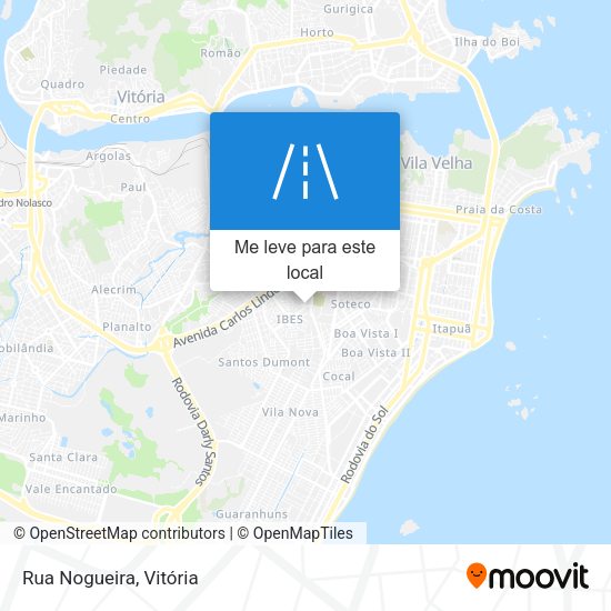 Rua Nogueira mapa