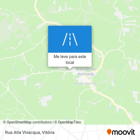 Rua Atla Vivacqua mapa