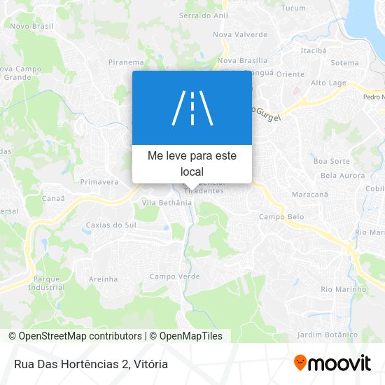 Rua Das Hortências 2 mapa