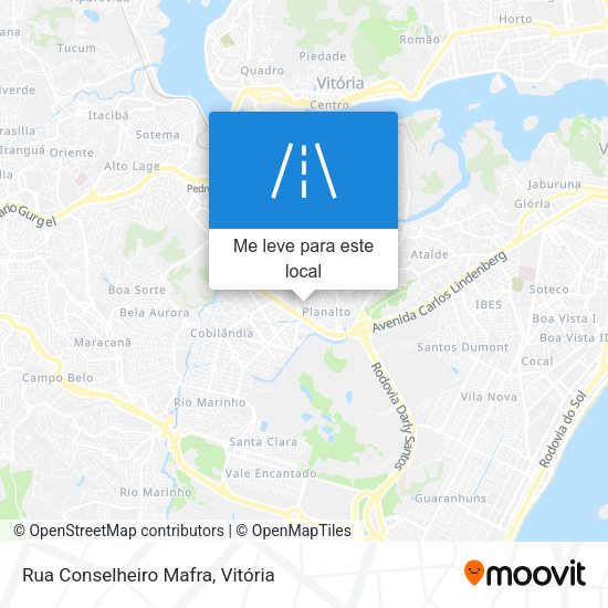 Rua Conselheiro Mafra mapa
