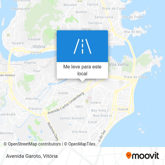 Avenida Garoto mapa