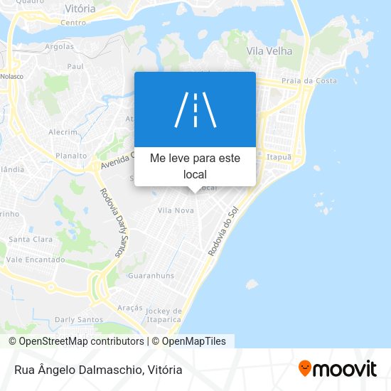 Rua Ângelo Dalmaschio mapa