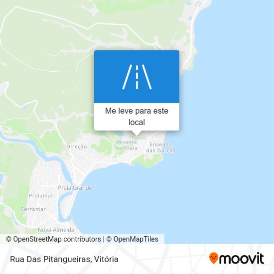 Rua Das Pitangueiras mapa
