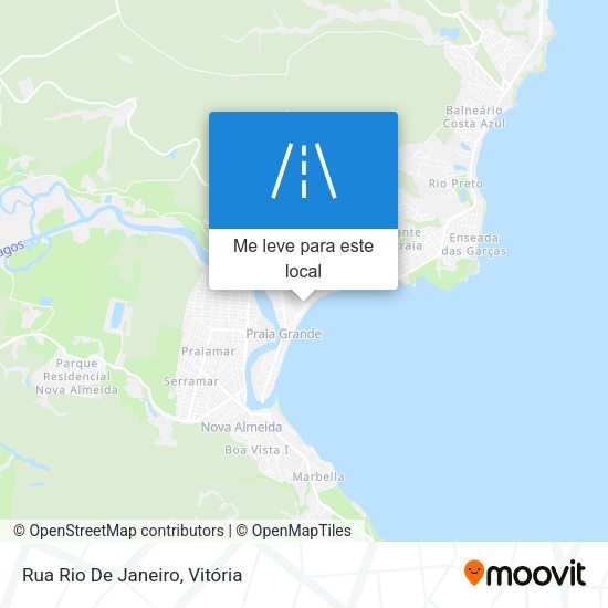 Rua Rio De Janeiro mapa