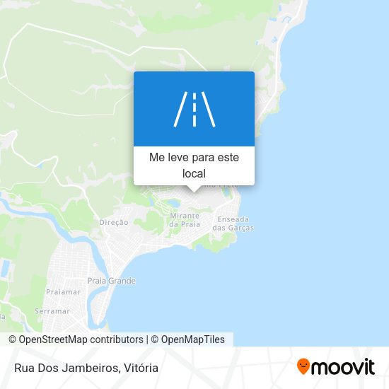 Rua Dos Jambeiros mapa