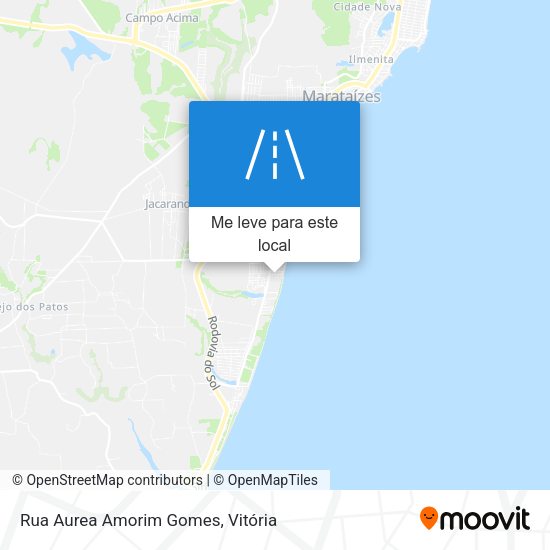 Rua Aurea Amorim Gomes mapa