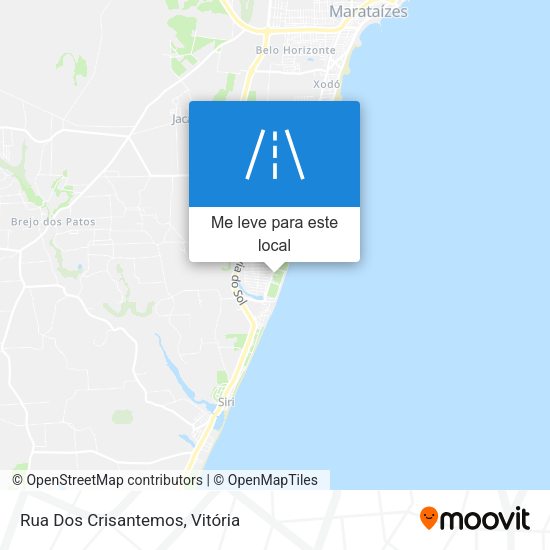 Rua Dos Crisantemos mapa