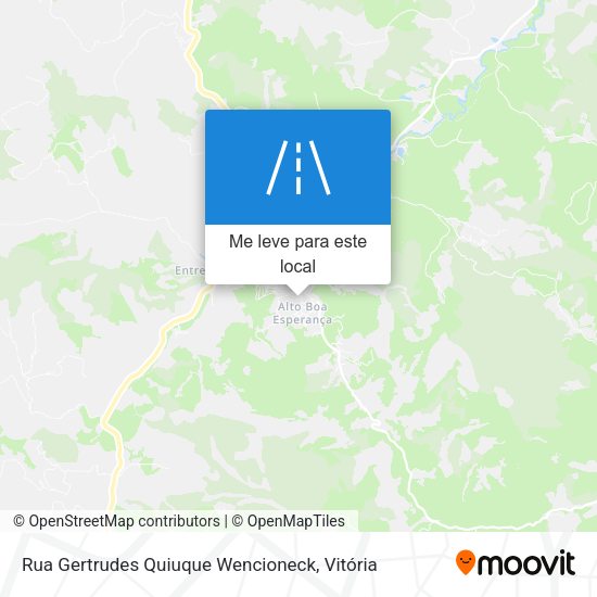 Rua Gertrudes Quiuque Wencioneck mapa