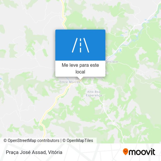 Praça José Assad mapa