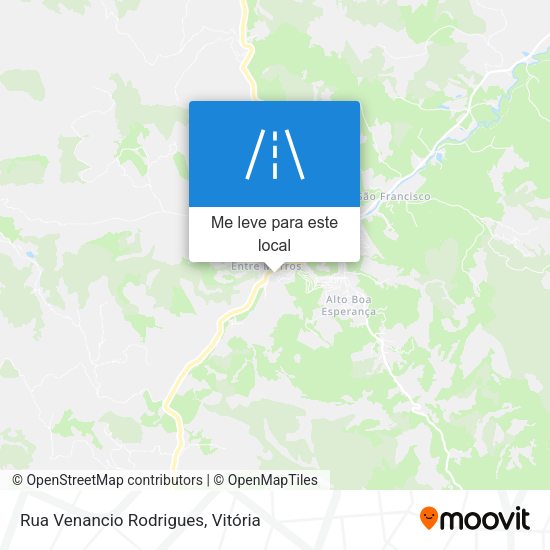Rua Venancio Rodrigues mapa