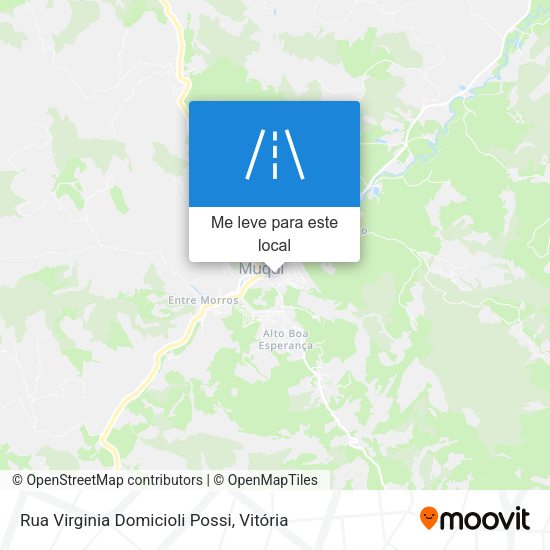 Rua Virginia Domicioli Possi mapa