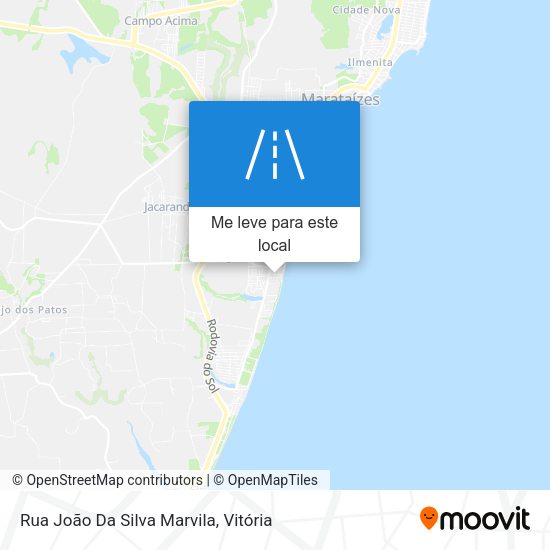 Rua João Da Silva Marvila mapa