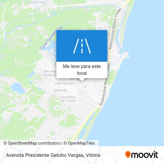 Avenida Presidente Getúlio Vargas mapa