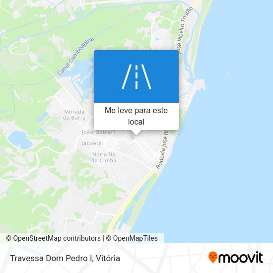Travessa Dom Pedro I mapa