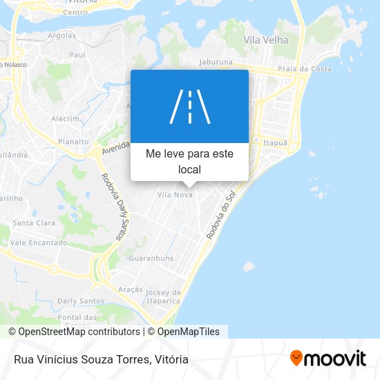 Rua Vinícius Souza Torres mapa