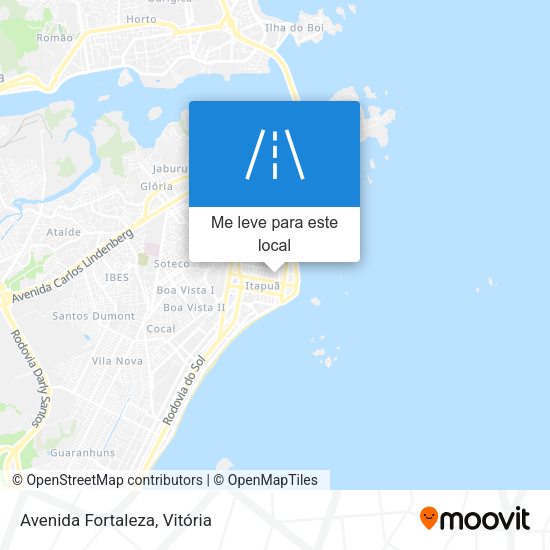 Avenida Fortaleza mapa