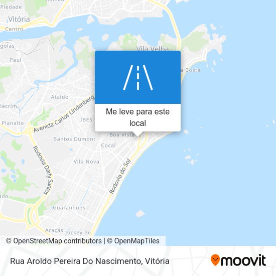 Rua Aroldo Pereira Do Nascimento mapa