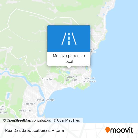 Rua Das Jaboticabeiras mapa