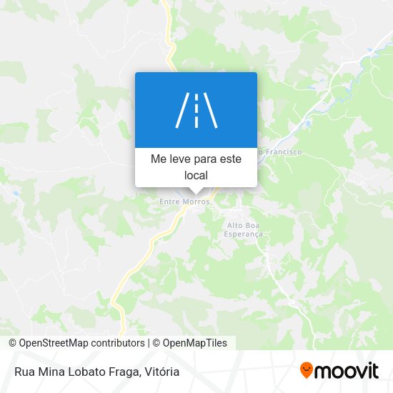 Rua Mina Lobato Fraga mapa
