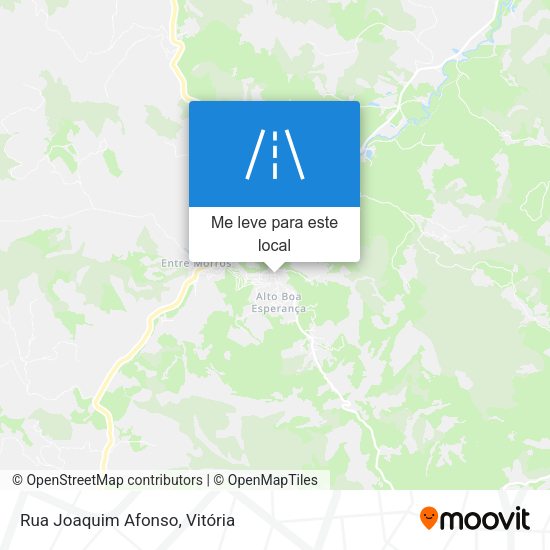 Rua Joaquim Afonso mapa