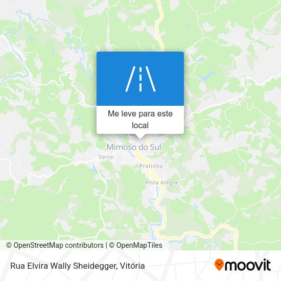 Rua Elvira Wally Sheidegger mapa