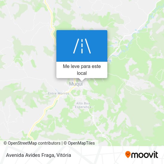 Avenida Avides Fraga mapa
