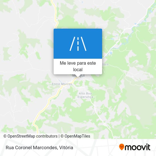 Rua Coronel Marcondes mapa