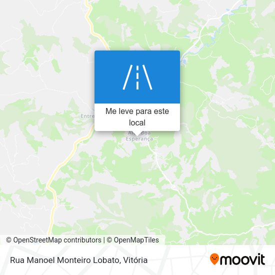 Rua Manoel Monteiro Lobato mapa