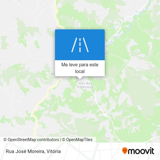 Rua José Moreira mapa