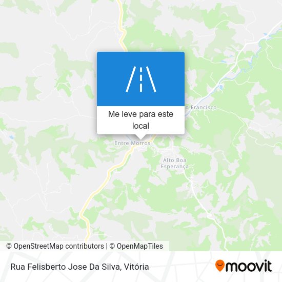 Rua Felisberto Jose Da Silva mapa