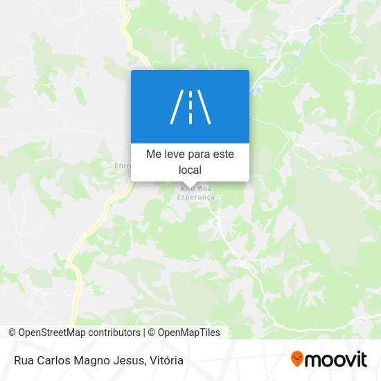 Rua Carlos Magno Jesus mapa