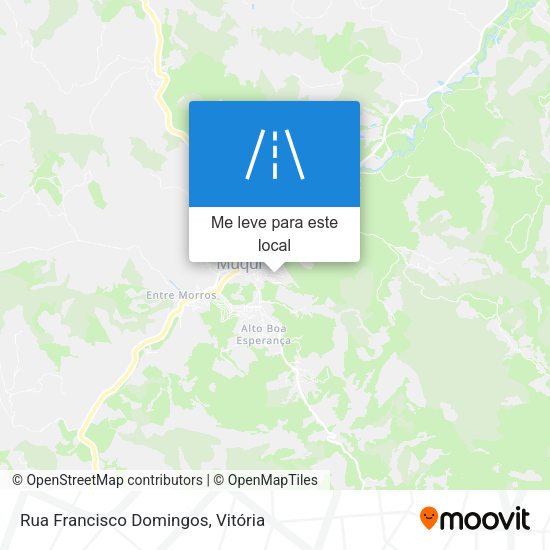 Rua Francisco Domingos mapa