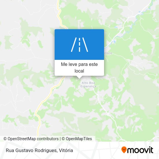 Rua Gustavo Rodrigues mapa