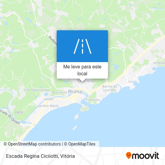 Escada Regina Ciciiotti mapa