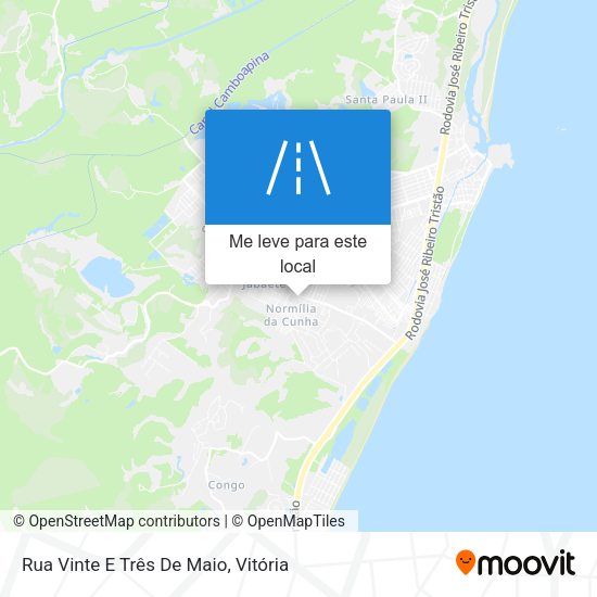 Rua Vinte E Três De Maio mapa
