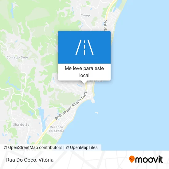 Rua Do Coco mapa