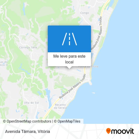 Avenida Tâmara mapa