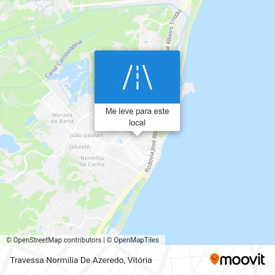 Travessa Normília De Azeredo mapa