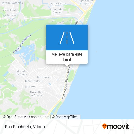 Rua Riachuelo mapa