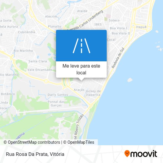 Rua Rosa Da Prata mapa