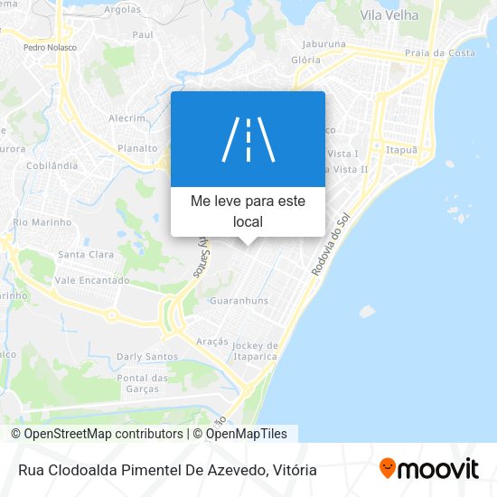 Rua Clodoalda Pimentel De Azevedo mapa