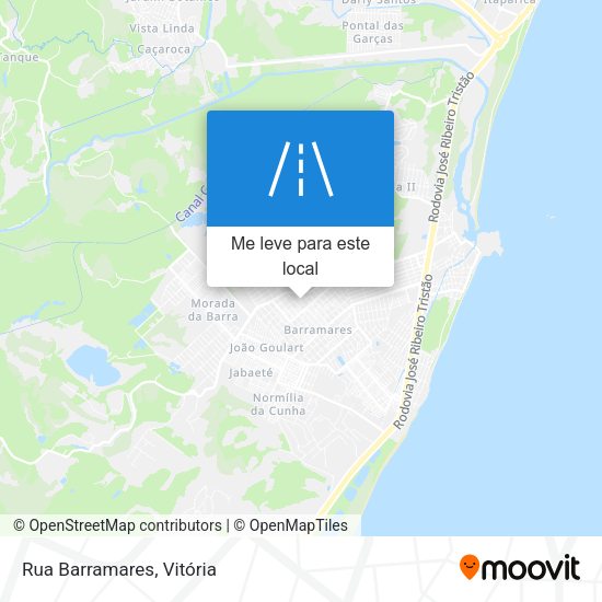 Rua Barramares mapa