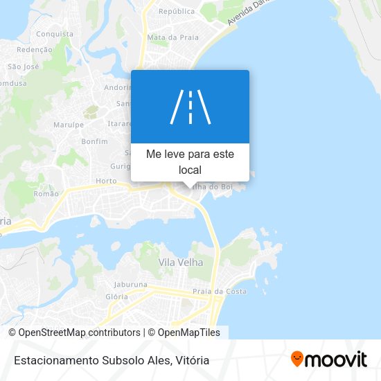 Estacionamento Subsolo Ales mapa
