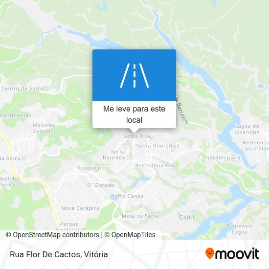 Rua Flor De Cactos mapa