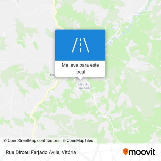 Rua Dirceu Farjado Avila mapa