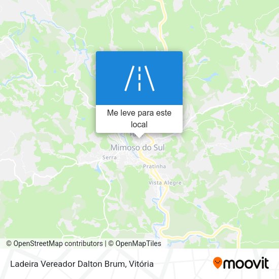 Ladeira Vereador Dalton Brum mapa