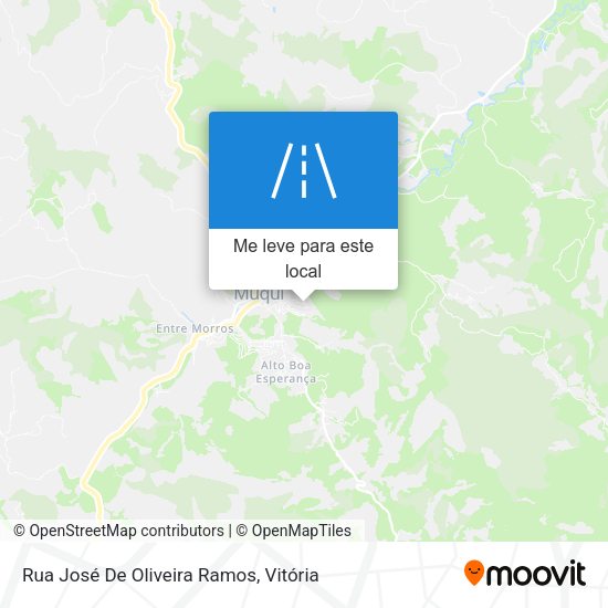 Rua José De Oliveira Ramos mapa